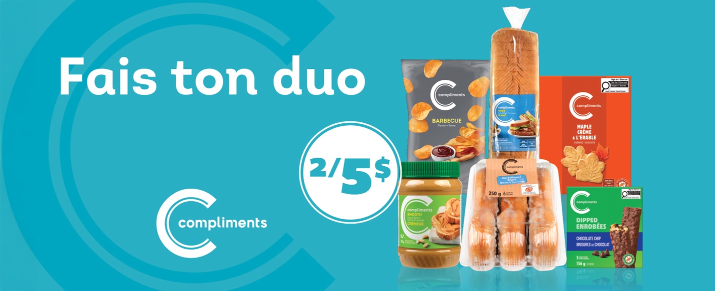 Fais ton duo. Compliments 2/5 $