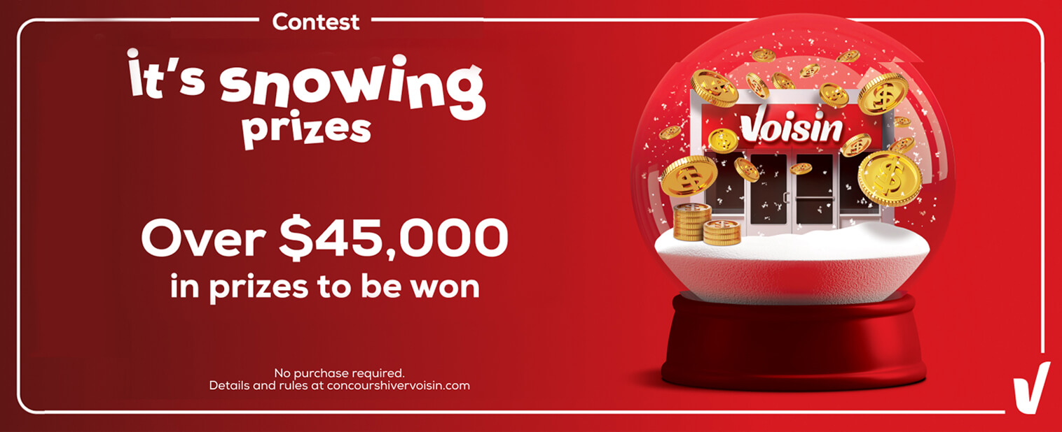 it's snowing prizes