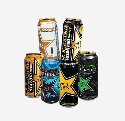 Energy drink rockstar